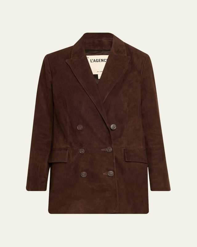 Aimee Relaxed Double-Breasted Blazer